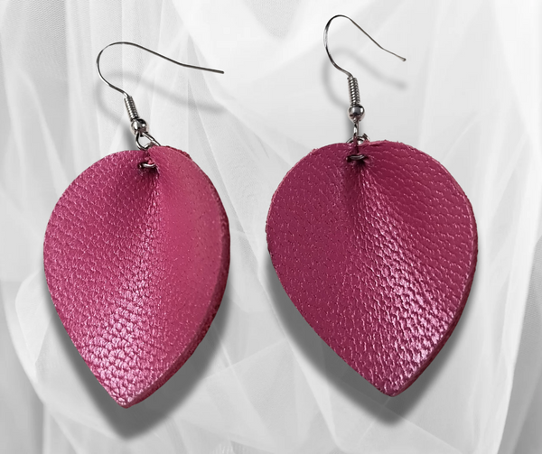 Handcrafted Leather Earrings – Lightweight, Stylish &amp; Eco-Friendly