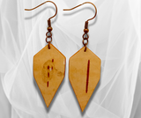 Nature's Elegance: Hexagon Birch Bark Earrings – Handcrafted Jewelry for Timeless Style and Unique Natural Beauty!-3 styles