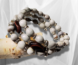 Elegant Job's Tears Beaded Wire Wrap Bracelet – A Timeless Accessory