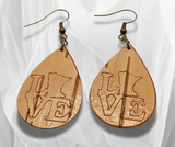 Show Your Love for Minnesota: Teardrop Birch Bark Earrings – Handcrafted with Heart for a Unique and Local Fashion Statement. Shop Now!