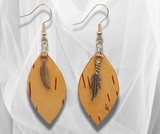 Handcrafted Birch Bark Earrings - Sustainable & Unique Jewelry