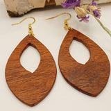 mahogany teardrop earrings